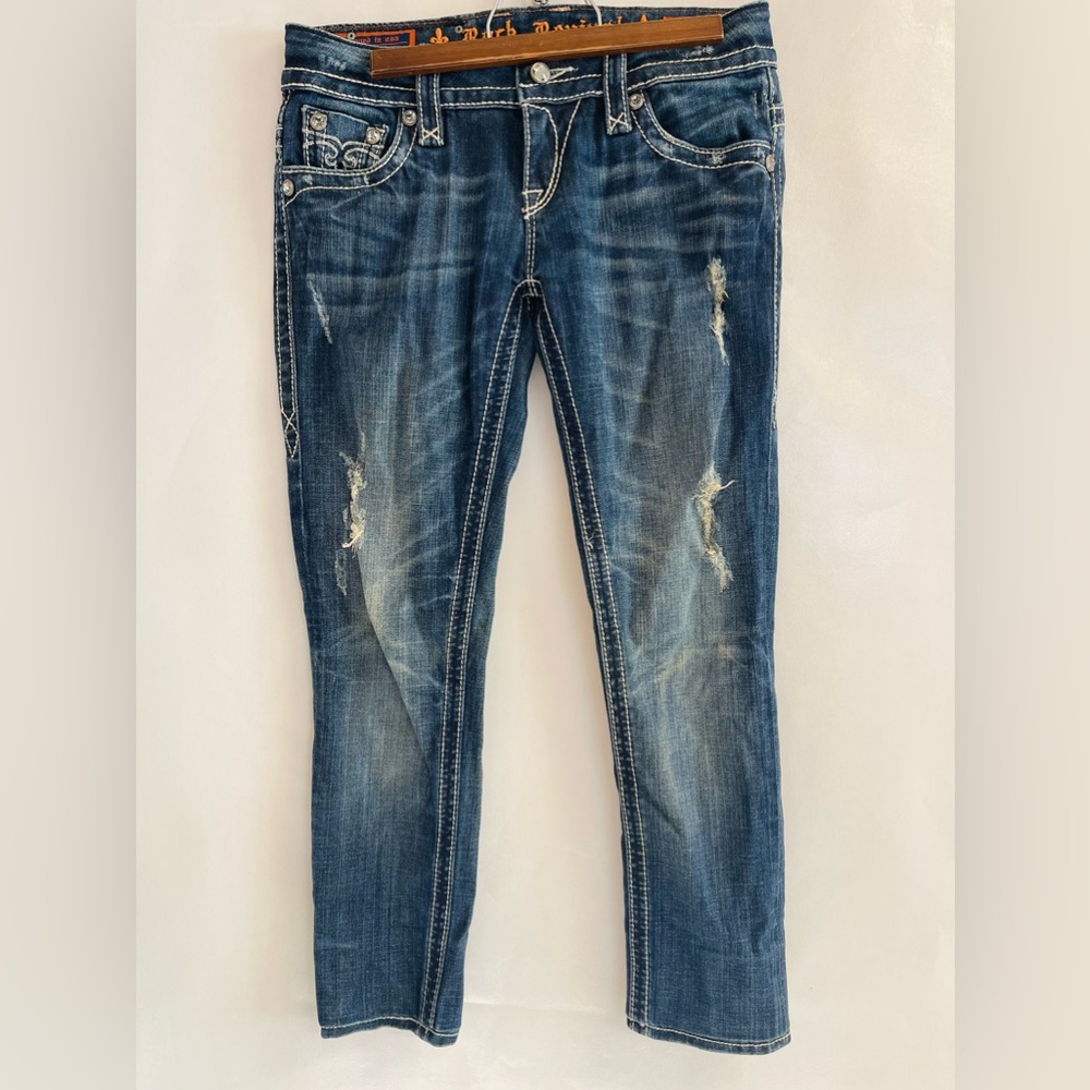 Rock Revival Women's Size 27 Christina Jeans‎ Distressed